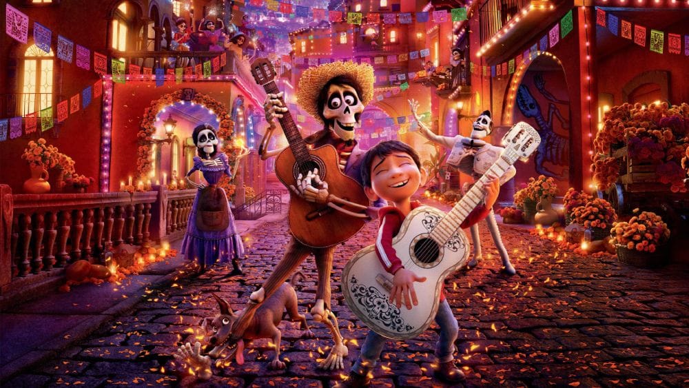 animacion de pixar coco