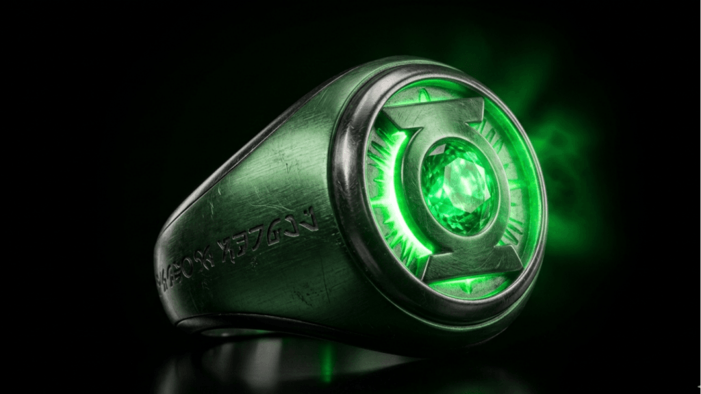 imagen de un anillo de los Linternas Verdes