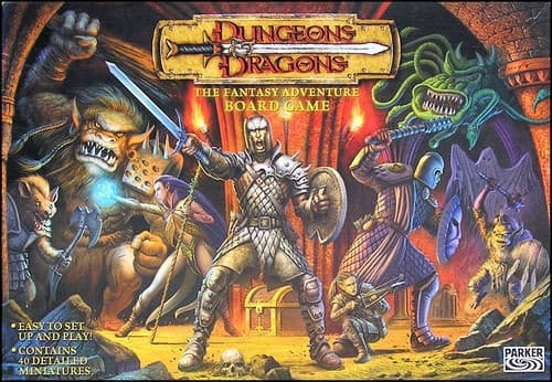 juego de mesa antiguo de dungeons and dragons