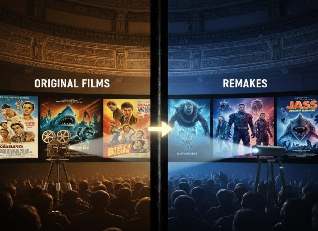 Comparación entre películas originales vs remakes del cine